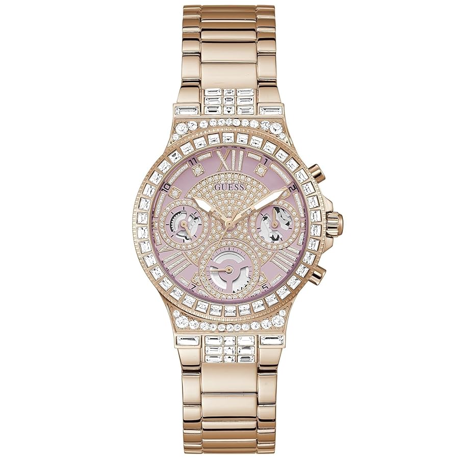 GUESSレディース時計（ピンク） Amazon | GUESS レディース 38mm 腕時計 - ピンクストラップ